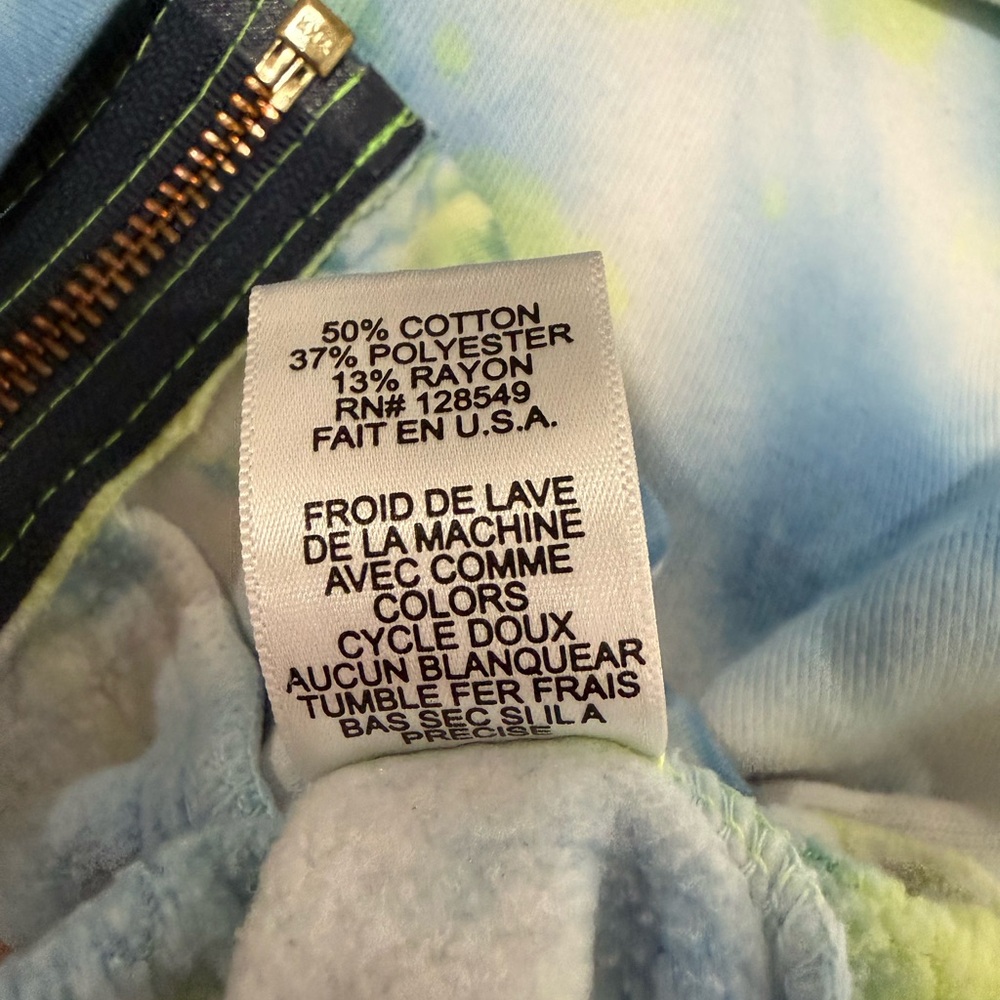 Aviator Nation Tye Dye Zip Up Sweatshirt - Picture 12 of 13